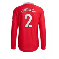 Manchester United Victor Lindelof #2 Fotballklær Hjemmedrakt 2022-23 Langermet